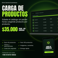 Carga de productos — Pack 40