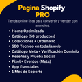 Plan Pagina Shopify Pro