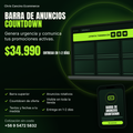 Barra de anuncios / countdown