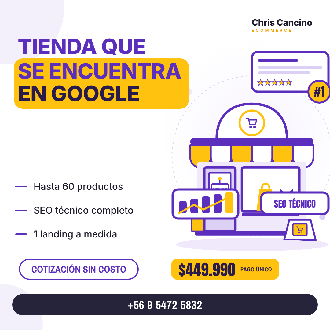 Tienda completa + SEO técnico.