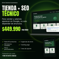 Tienda completa + SEO técnico.