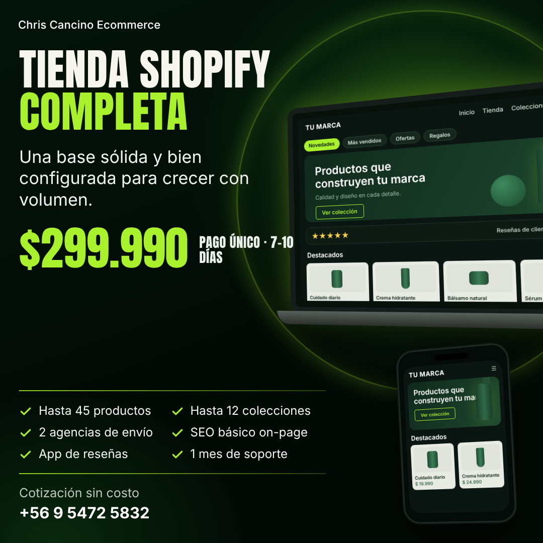 Plan Tienda Completa